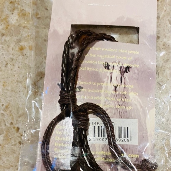 Celtic leather wrap bracelet. NWT - Picture 2 of 3